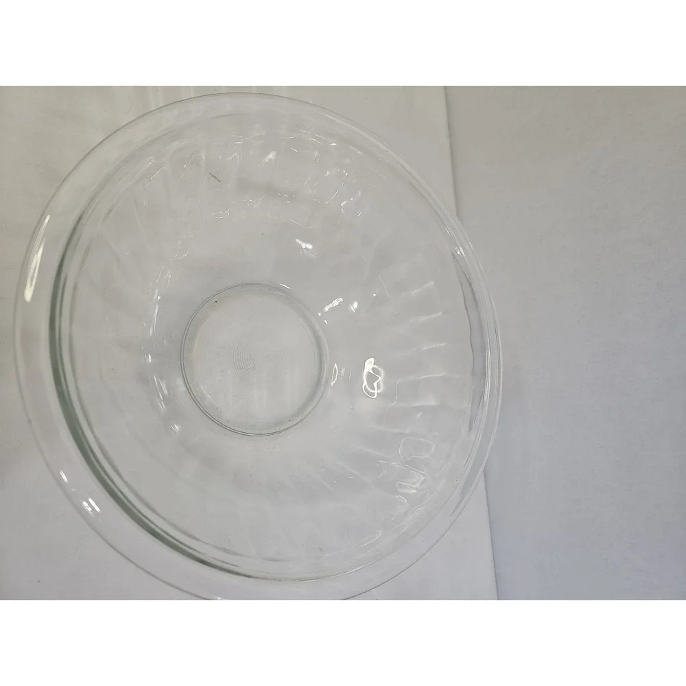 PYREX #325 VTG 1975 Clear Mixing Bowl‎ - 2.5L - Made in USA Glass -Used